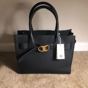 Tory Burch Leather Gemini Link Tote